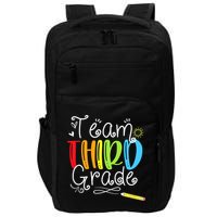 Team Third Grade Back To School 3rd Teacher Student Impact Tech Backpack
