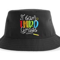 Team Third Grade Back To School 3rd Teacher Student Sustainable Bucket Hat