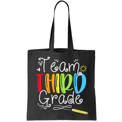 Team Third Grade Back To School 3rd Teacher Student Bag