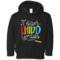 Team Third Grade Back To School 3rd Teacher Student Toddler Hoodie