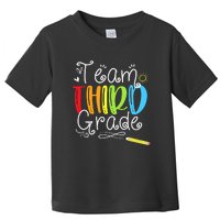 Team Third Grade Back To School 3rd Teacher Student Toddler T-Shirt