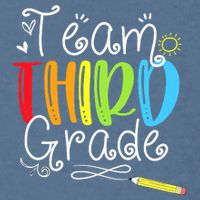 Team Third Grade Back To School 3rd Teacher Student Garment-Dyed Sweatshirt