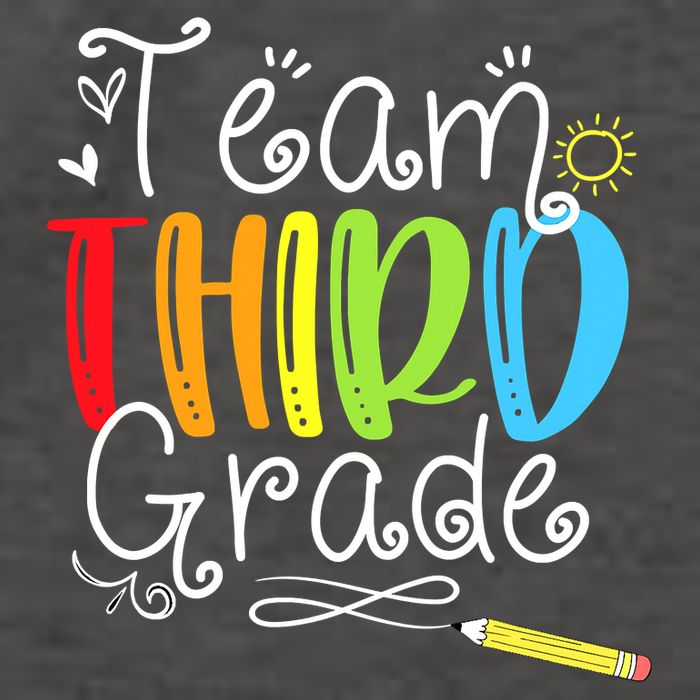 Team Third Grade Back To School 3rd Teacher Student Vector Backpack
