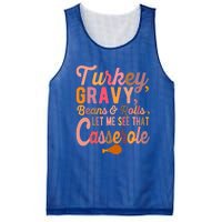 Thanksgiving Turkey Gravy Beans And Rolls Let Me See That Mesh Reversible Basketball Jersey Tank