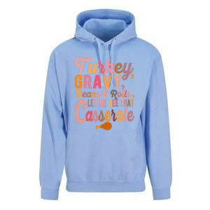 Thanksgiving Turkey Gravy Beans And Rolls Let Me See That Unisex Surf Hoodie