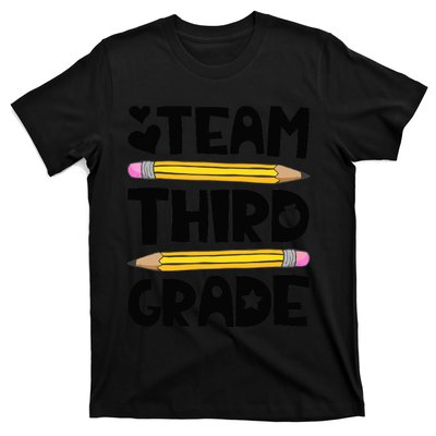 Team Third Grade Funny 3rd Back To School Teacher Student T-Shirt