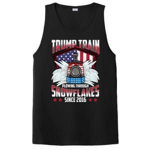 Trump Train Gift 2024 President Elections Snow Plow Patriot Gift PosiCharge Competitor Tank