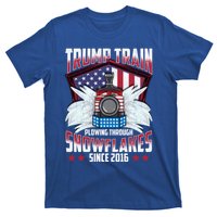 Trump Train Gift 2024 President Elections Snow Plow Patriot Gift T-Shirt