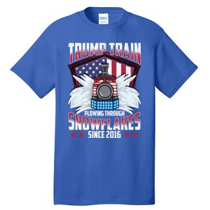 Trump Train Gift 2024 President Elections Snow Plow Patriot Gift Tall T-Shirt