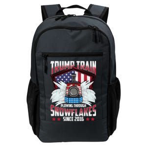 Trump Train Gift 2024 President Elections Snow Plow Patriot Gift Daily Commute Backpack