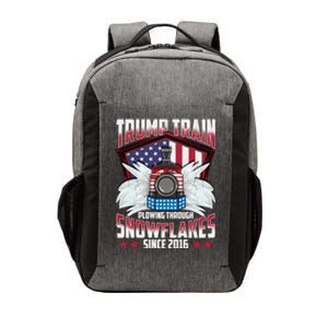 Trump Train Gift 2024 President Elections Snow Plow Patriot Gift Vector Backpack