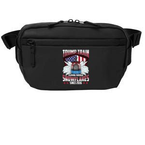 Trump Train Gift 2024 President Elections Snow Plow Patriot Gift Crossbody Pack