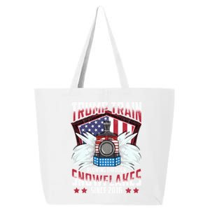 Trump Train Gift 2024 President Elections Snow Plow Patriot Gift 25L Jumbo Tote