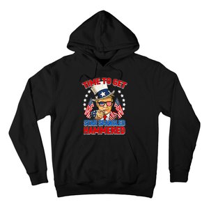 Time To Get Star Spangled Hammered Trump 4th Of July Hoodie