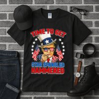 Time To Get Star Spangled Hammered Trump 4th Of July Tall T-Shirt