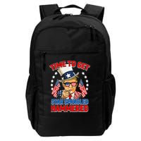 Time To Get Star Spangled Hammered Trump 4th Of July Backpack