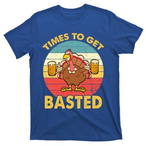 Time To Get Basted Funny Beer Thanksgiving Turkey Gift T-Shirt