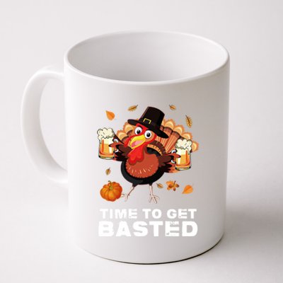 Time To Get Basted Funny Beer Thanksgiving Turkey Gift Coffee Mug