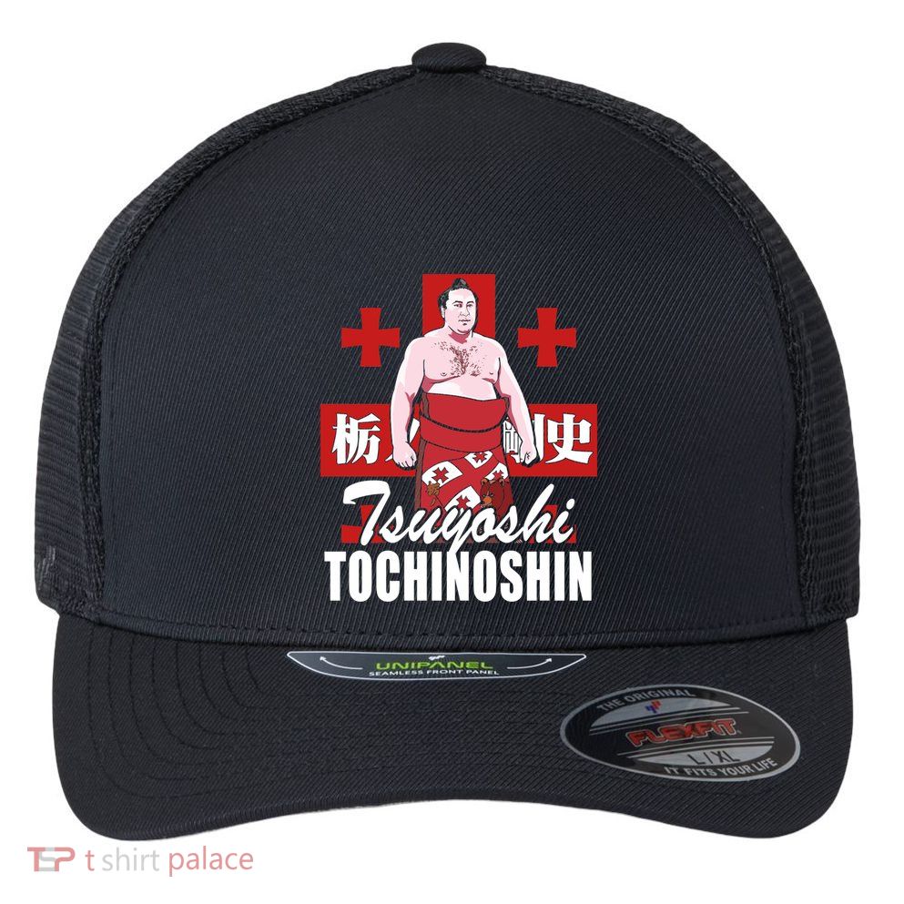 Tochinoshin Tsuyoshi Georgian Japan Sumo Wrestler Flexfit Unipanel Trucker Cap