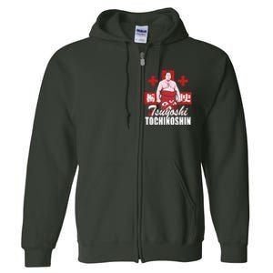 Tochinoshin Tsuyoshi Georgian Japan Sumo Wrestler Full Zip Hoodie