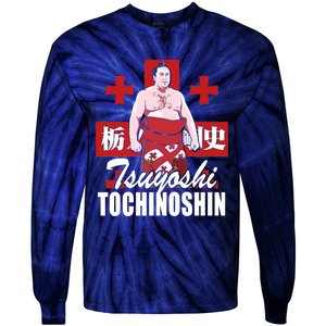 Tochinoshin Tsuyoshi Georgian Japan Sumo Wrestler Tie-Dye Long Sleeve Shirt