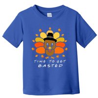 Time To Get Basted Funny Beer Thanksgiving Turkey Gift Toddler T-Shirt