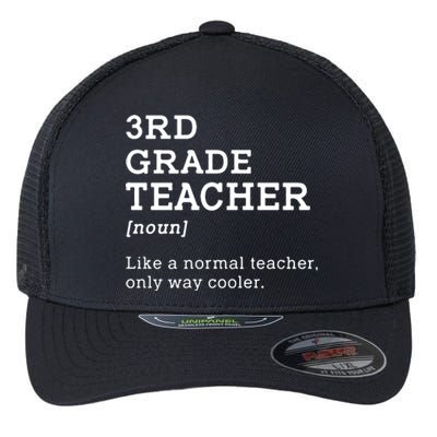 Team Third Grade Back To School 3rd Grade Teacher Student Flexfit Unipanel Trucker Cap