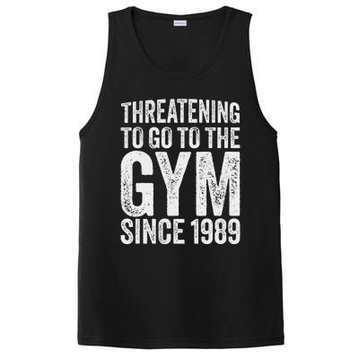 Threatening To Go To The Gym Since 1989 PosiCharge Competitor Tank