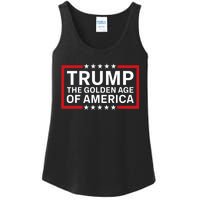 Trump The Golden Age Of America 2024 Election Gop Victory Ladies Essential Tank