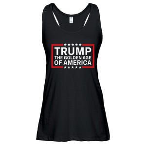 Trump The Golden Age Of America 2024 Election Gop Victory Ladies Essential Flowy Tank