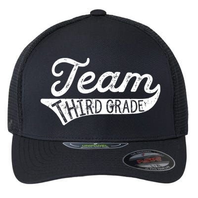 Team Third Grade Back To School Student Teacher Flexfit Unipanel Trucker Cap