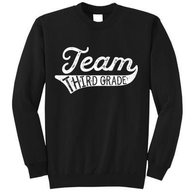 Team Third Grade Back To School Student Teacher Sweatshirt