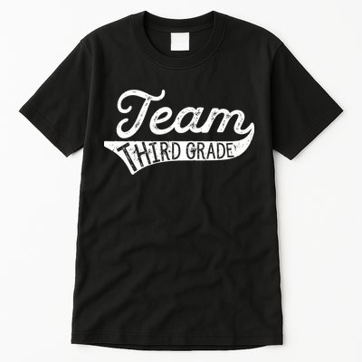 Team Third Grade Back To School Student Teacher Tall T-Shirt