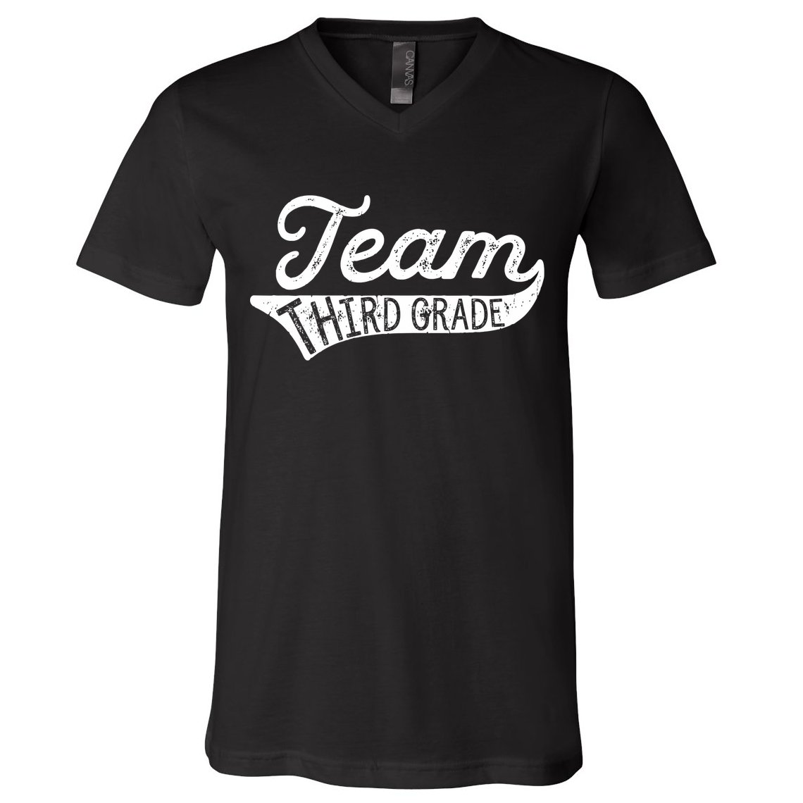 Team Third Grade Back To School Student Teacher V-Neck T-Shirt