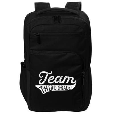 Team Third Grade Back To School Student Teacher Impact Tech Backpack