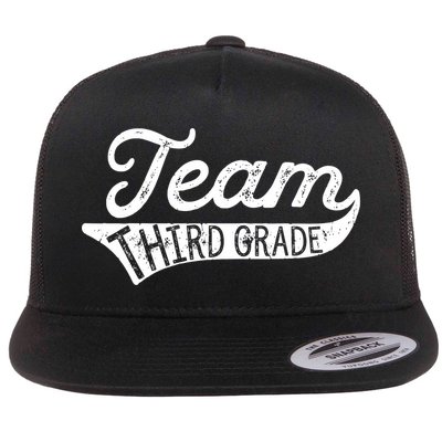 Team Third Grade Back To School Student Teacher Flatbill Hat