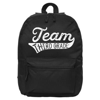 Team Third Grade Back To School Student Teacher 16 in Basic Backpack