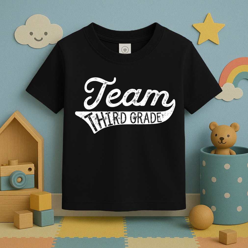 Team Third Grade Back To School Student Teacher Toddler T-Shirt