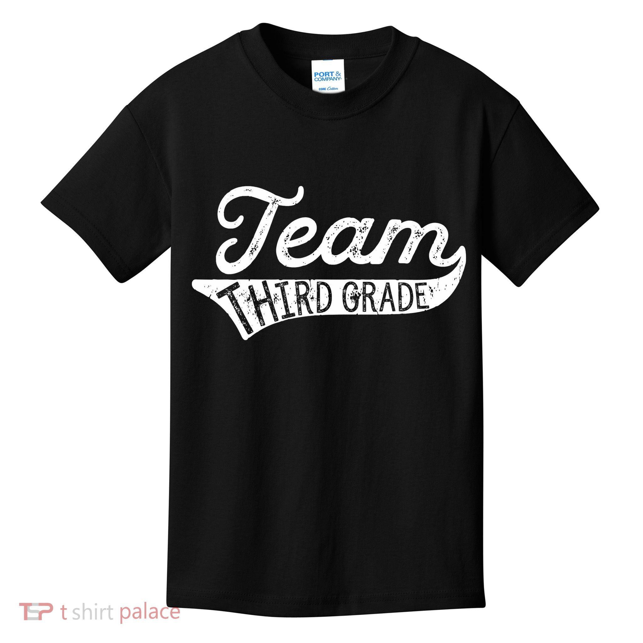 Team Third Grade Back To School Student Teacher Kids T-Shirt