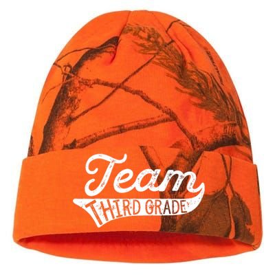 Team Third Grade Back To School Student Teacher Kati Licensed 12" Camo Beanie