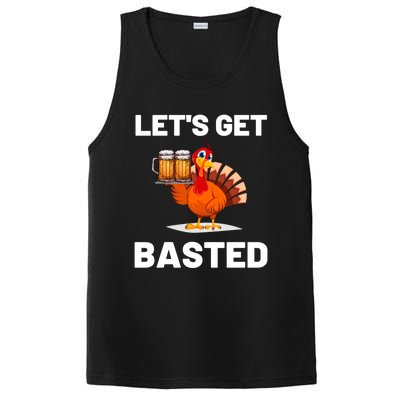 Time To Get Basted Funny Thanksgiving Nice Thanksgiving Gift PosiCharge Competitor Tank