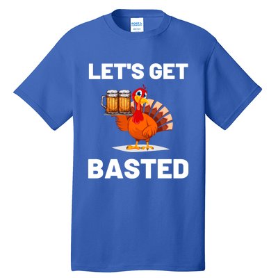 Time To Get Basted Funny Thanksgiving Nice Thanksgiving Gift Tall T-Shirt