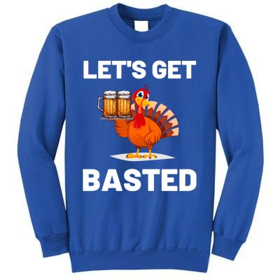 Time To Get Basted Funny Thanksgiving Nice Thanksgiving Gift Tall Sweatshirt