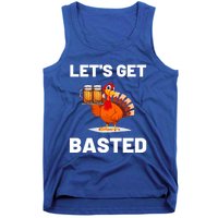 Time To Get Basted Funny Thanksgiving Nice Thanksgiving Gift Tank Top