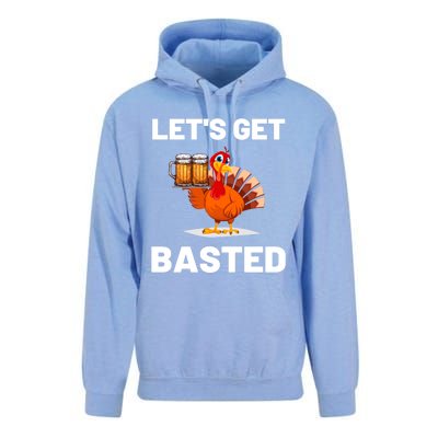 Time To Get Basted Funny Thanksgiving Nice Thanksgiving Gift Unisex Surf Hoodie