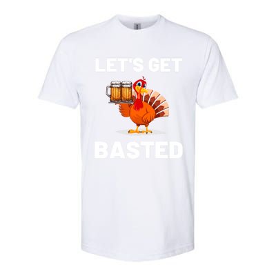 Time To Get Basted Funny Thanksgiving Nice Thanksgiving Gift Softstyle CVC T-Shirt