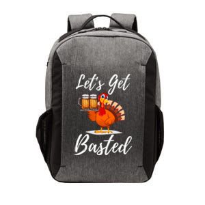 Time To Get Basted Funny Thanksgiving Nice Thanksgiving Gift Vector Backpack