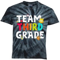 Team Third Grade Back To School 3rd Grade Teacher Student Kids Tie-Dye T-Shirt