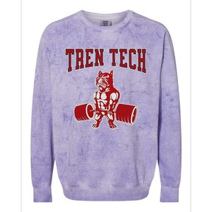 Tren Tech Gym Bodybuilding Colorblast Crewneck Sweatshirt