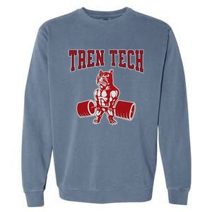 Tren Tech Gym Bodybuilding Garment-Dyed Sweatshirt